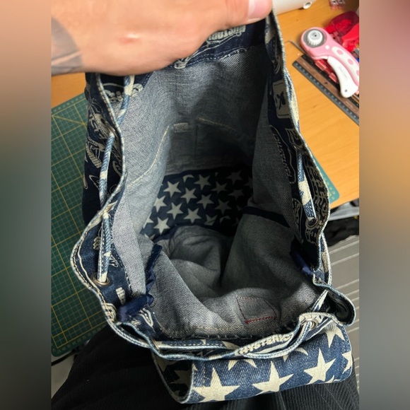 Vintage Hysteric Glamour denim backpack - Picture 11 of 15